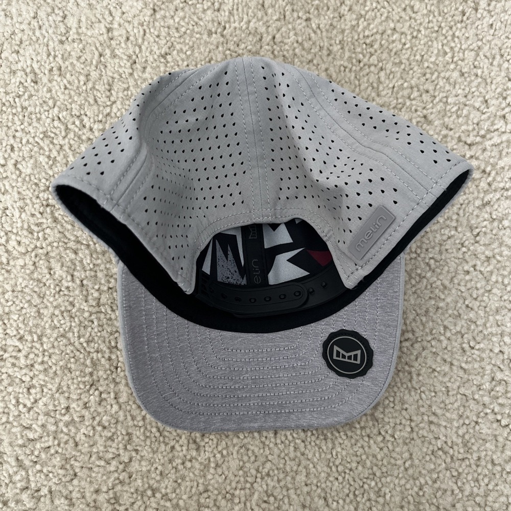 Light Gray Perforated Mesh Back Baseball Cap - Unbranded - Picture 2 of 4